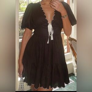 House Of Harlow 1960 Revolve Linen Mini Dress